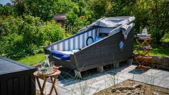 Corbeille de plage à dormir Rosengarten au bord de l'Untersee