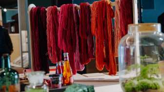 Ausstellungsansicht «Farbe Stein Papier – Misch mal mit!», Foto: Roberta Fele