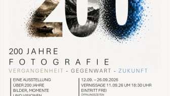 Plakat 200 Jahre Fotografie Gina Aby Galerie sozial media